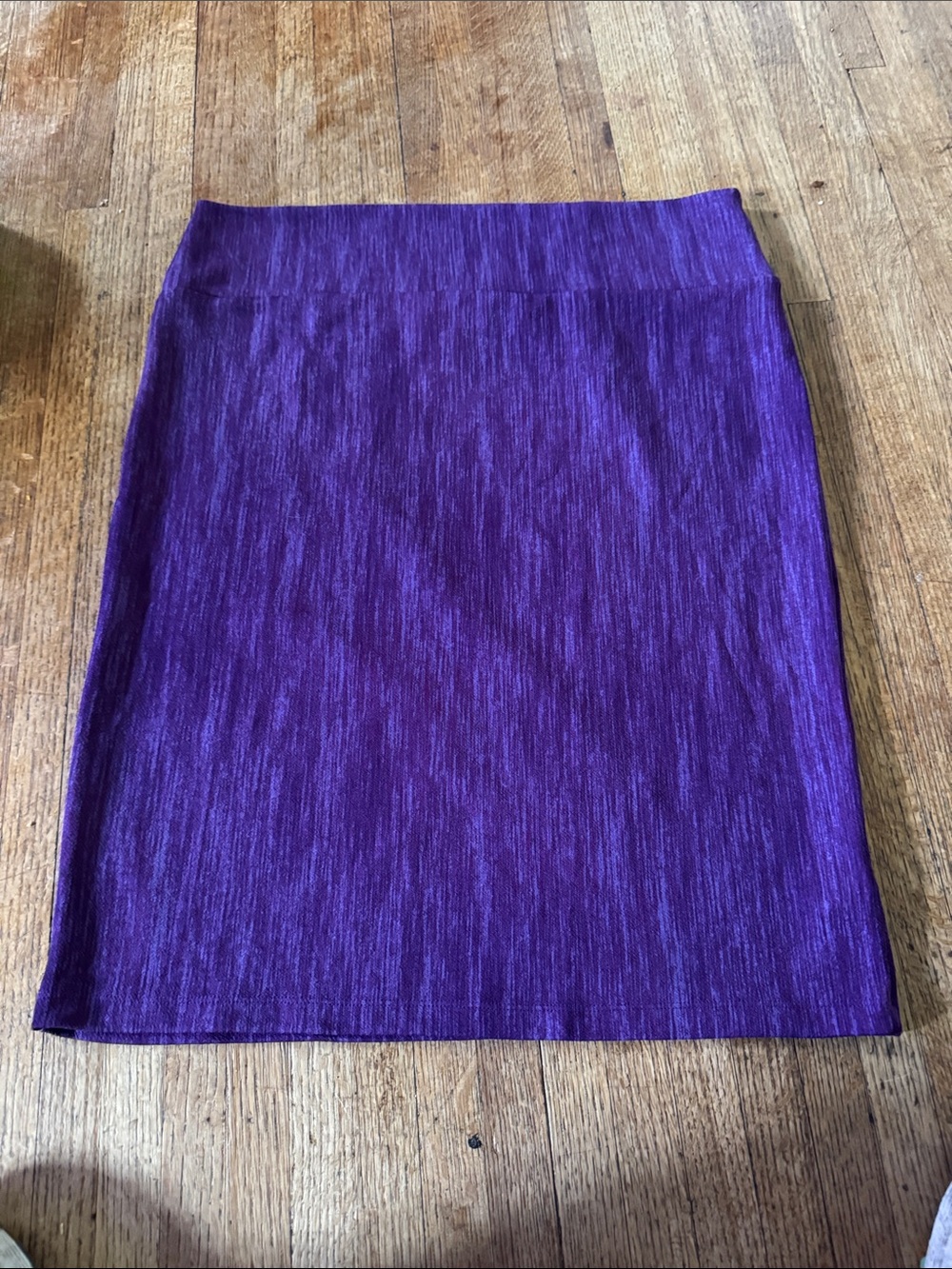 LuLaRoe Deep Violet Heather Pencil Skirt